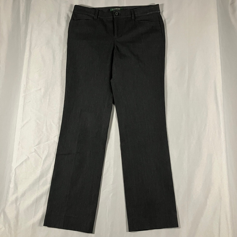 Lauren Ralph Lauren Women's Size 4 Adelle Gray Bootcut Dress Pants‎